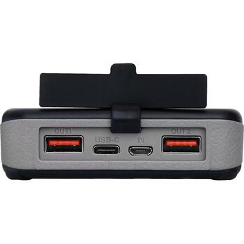 Sandberg Солнечная 6-панельная Powerbank 20000 420-73, 20000 мАч, Литий-полимер, IPX4, 7.5 Вт, 3 устройства (420-73)