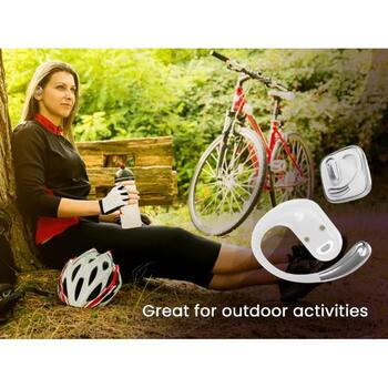 Gembird наушники OWS-01-W Bluetooth, 3 ч воспроизведения, 9 ч с зарядным кейсом, 10 м беспроводной, Li-Poly, 45 г, Ear-hook (OWS-01-W)
