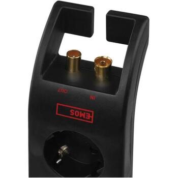 Emos Защита от перенапряжения P54222, 2м, 1800J, 4x2P+PE, 16A, 3680W, EMI/RFI фильтр, защита от детей (P54222)