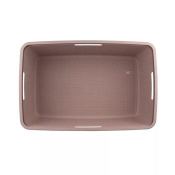 Veļas grozs Jute 46L 59x39x26cm rozā 0808091204 Curver (0808091204)