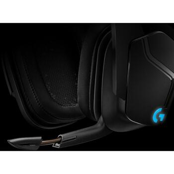 Logitech Austiņas G935/981-000744 50 mm, 20 - 20000 Hz, 20 m, 6 mm mikrofons, RGB apgaismojums, DTS 7.1, bezvadu (981-000744)
