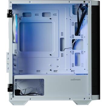 Zalman M4 ARGB White, корпус Mini Tower, 4 вентилятора, 2xUSB 3.0, Audio, Mic, USB 2.0, ARGB, закаленное стекло (M4 White)