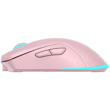 Baracuda TURTLE BGM-124 TURTLE-P, беспроводная мышь, 3200 DPI, 6 кнопок, 95 г, RF 2.4 ГГц, 125 Гц, розовая (TURTLE-P)