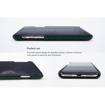 VixFox Чехол CSBS-iPh-XS-green, 5.8'', Зеленый, Apple iPhone XS / X, веганская кожа, противоскользящая поверхность (CSBS-iPh-XS-green)