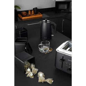 Salter Kuro Rapid Boil Чайник EK5632MBLKFVDE, 3000 W, 1.7 л, 360° основание, контроллер Strix, защита от кипения без воды (EK5632MBLKFVDE)