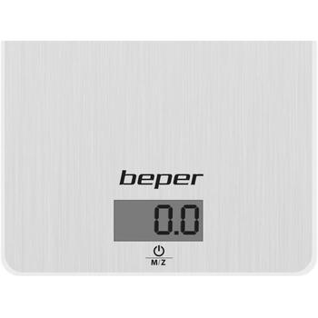 Beper Кухонные весы 90.131, 1g, 5kg, нержавеющая сталь, функция тарирования, автоматическое отключение (90.131)