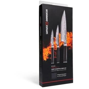 Samura набор ножей SD-0230, 61 HRC, 67 слоев, дамасская сталь, рукоять Micarta (SD-0230)