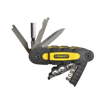 Stanley STHT0-70695 daudzfunkcionālais rīks, 14-in-1, 45.2 Nm, tērauda instrumenti, bloķējams turētājs 90°/135°/180° (STHT0-70695)