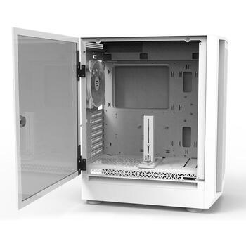 Zalman Корпус для компьютера i6 White, RGB вентилятор x4 T/G, 6.4кг, 23см, 47.5см, 42см, пластик, закаленное стекло, сталь (i6 White)