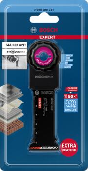 Svārstību daudzfunkcionālajiem darbarīkiem EXPERT MAII 32 APIT MULTIMAX GREMDZĀĢĒŠANAS ASMENS BOSCH 2608900031 (2608900031)