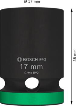 Trieciena uzgriežņatslēgām PRO IMPACT MUCIŅA BOSCH 2608003048 (2608003048)