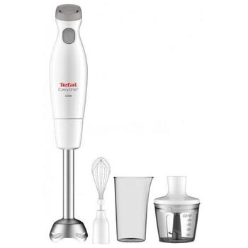 Tefal Ручной блендер Easychef HB453138, 450 Вт, 2 скорости, Турбо режим, Мини измельчитель, Мерная чаша, Венчик, Измельчитель, 0 (HB453138)