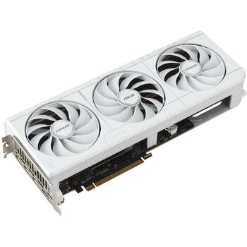 Asus Video karte PRIME-RX9070XT-O16G-WH 16GB GDDR6, 2460 MHz, 256 bit, PCIe 5.0, 3 ventilatori, 7680 x 4320 (PRIME-RX9070XT-O16G-WH)