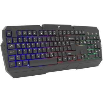 White Shark Клавиатура DAKOTA-US, 104/105 клавиш, мембрана, LED подсветка, USB, черная (DAKOTA-US)