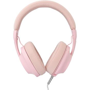 White Shark Провода игровая гарнитура PARROT PINK, 165g, Розовый, 1.8m, 121dB, 30Ω, 40mm, 2.0, 2 динамика, Выдвижной микрофон (PARROT PINK)