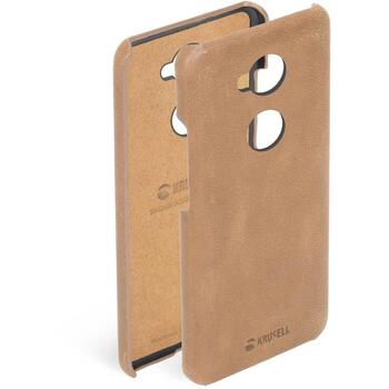 Krusell Sunne Cover Sony Xperia L2, 61244, 14 см, натуральная кожа, задняя крышка, светло-коричневый, защита от царапин (61244)
