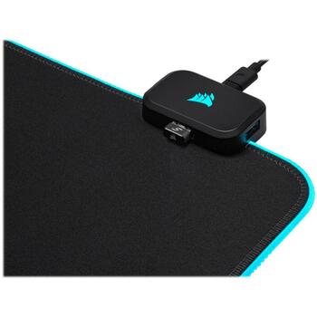 Corsair коврик для мыши MM700 CH-9417070-WW, 930x400x4мм, черный, RGB подсветка, нескользящее основание, тканевая поверхность (CH-9417070-WW)