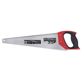 Пила по дереву 450мм 7TPI Kreator (KRT801002)