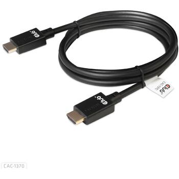 Club3D HDMI кабель CAC-1370 1.5 м, 48 Гбит/с, 2.1, M/M, золотые контакты, черный, ARC, 120 Гц (CAC-1370)