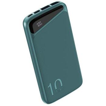 Navitel PWR10 MX Green, 10000mAh, 3.7V, 37Wh, 2xUSB-A, divvirzienu USB-C, mikro-USB, aizsardzība pret pārlādēšanu (PWR10 MX Green)