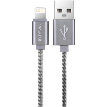 Devia USB кабель 102010254231, 120 см, Apple Lightning, USB 2.0 Type A, 2.4 A, сертифицированный MFi (102010254231)