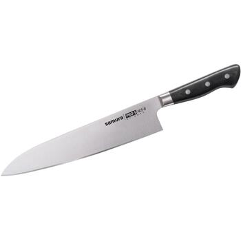 SAMURA Нож поварской PRO-S SP-0087, 240 мм, AUS-8, 58 HRC, рукоять G-10 (SP-0087)