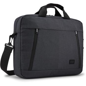 Case Logic 4650 Huxton Attache 14 HUXA-214, портфель, 35,6 см, полиэстер, черный, молния, передний карман, отделение для планшета (3204650)