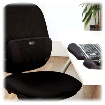 Fellowes pele paliktnis ar plaukstas atbalstu PlushTouch 9252003, 238 x 184 x 25.4 mm, melns, FoamFusion, Microban (9252003)