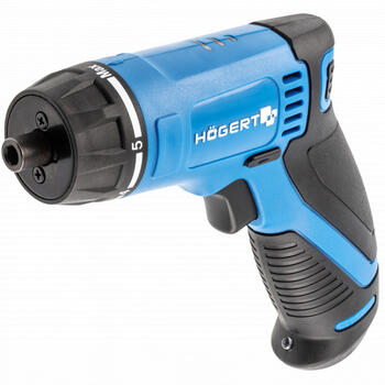 Hogert HT2E212 Bezvadu skrūvgriezis, 7.2V, 10Nm, 230rpm, 1.5Ah Li-Ion, 3h, LED, uzlādes indikators, 1/4