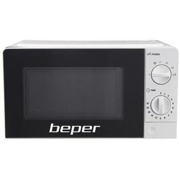 Beper Микроволновая печь BF.570, 20л, 700Вт, 5 уровней мощности, таймер 0-30 мин, вращающаяся тарелка 24,5см (BF.570)