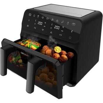 Cecotec фритюрница с горячим воздухом Cecofry Advance 9000 Window 4986, 2200 W, 9 L, 8 программ, цифровой дисплей (4986)