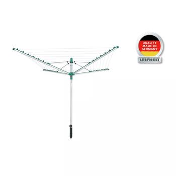 LEIFHEIT Linomatic V 400 1085210, rotējošais veļas žāvētājs, 40m, alumīnijs, zemes tapa (1085210)