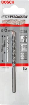 Urbis betonam, 5x85mm Silver Percussion, Urbjmašīnām/skrūvgriežiem, triecienurbjmašīnām/triecienskrūvgriežiem CYL-3 URBIS, 2608597658, BOSCH (2608597658)