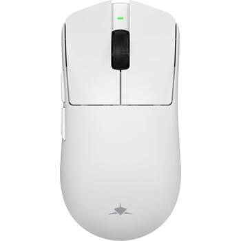 White Shark Игровая мышь AGAMEMNON WGM-9012, 30000 DPI, 8000 Hz, 56 г, 6 кнопок, Оптический сенсор, USB, 2.4 ГГц, Bluetooth, PTFE (AGAMEMNON-W)