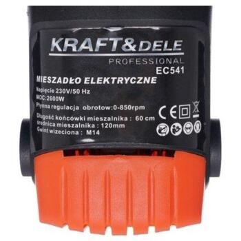 Kraftdele Миксер EC541/KD541 8112194, 0-800 об/мин, 230V, M14, сетевой шнур, блокировка выключателя (8112194)