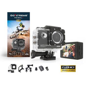 Goxtreme Видеокамера 20171, 1080p @ 30fps, 720p @ 30fps, 12MP, водонепроницаемая до 30м, 2'' LCD, WiFi, USB-C (20171)