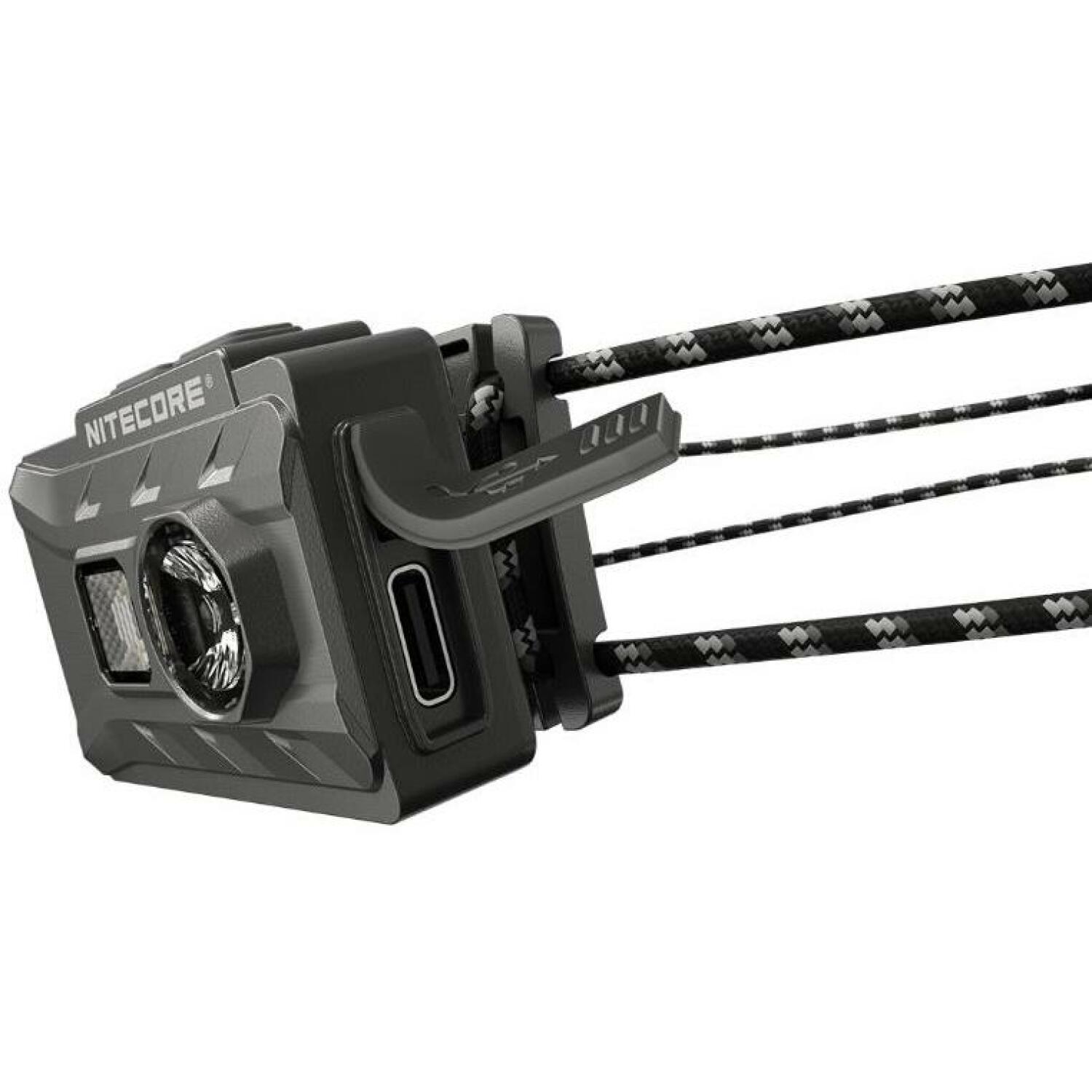 Nitecore Galvas lampa NU20CLASSIC 360 lm, LED, 1 lampa, IP66, 1 m, 500 mAh, USB uzlāde, melna (NU20CLASSIC)