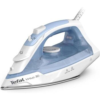 Tefal Virtuo 30 FV2C41G0 tvaika gludeklis, 2000 W, 240 ml, 25 g/min, 120 g/min, keramikas, tvaika sprūda, precīzijas uzgalis (FV2C41G0)