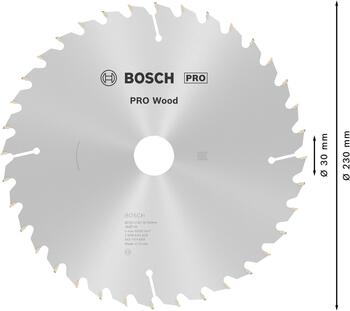 Ripzāģa disks 230x30mm Optiline Wood, Rokas ripzāģiem PRO WOOD RIPZĀĢA ASMENS, 2608640628, BOSCH (2608640628)