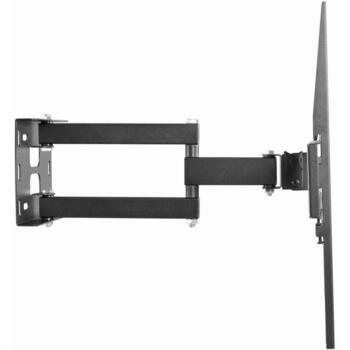 Gembird sienas stiprinājums WM-55ST-03, atbalsta 32-55'' televizorus, VESA 400 x 400 mm, attālums no sienas 105-429 mm (WM-55ST-03)