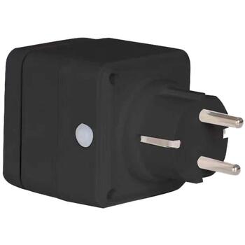 Denver Viedā kontaktligzda PLO-108 118141100060, IP-44, 16A, 2,4GHz, balss vadība, tālvadība, Tuya saderīga (118141100060)