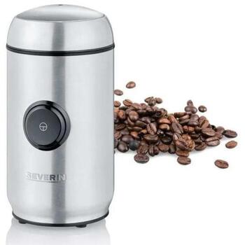 Severin KM 3879 кофемолка, 150 Вт, 50 г, нержавеющая сталь, лезвия, прозрачная крышка (KM 3879)