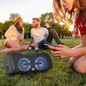 Kodak PWS-2248 Портативная беспроводная колонка PWS2248, IPX5, Bluetooth V5.0, 10м, TWS, AUX, USB MP3, 60Вт, 8-10ч (PWS2248)