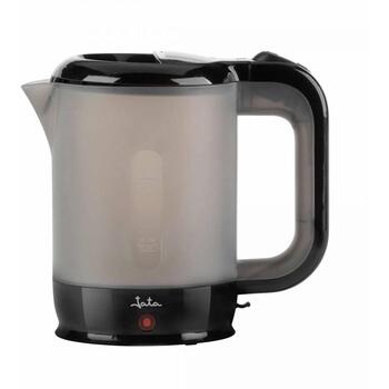 Jata Чайник JEHA1240, 0,5 L, 900 W, черный, серый, индикатор уровня воды, автоматическое отключение, отсек для хранения шнура (JEHA1240)