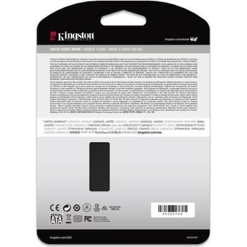 Kingston Твердотельный накопитель (SSD) KC600 SKC600/512G, 512 ГБ, 550 МБ/с, 520 МБ/с, SATA III, 3D TLC, 70 °C (SKC600/512G)