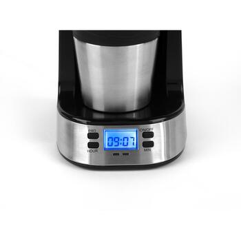 Salter Кофеварка EK2732FVDE, 750W, нержавеющая сталь, цифровая, моемый фильтр, молотый кофе/капсулы (EK2732FVDE)