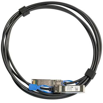 MikroTik 25GBase tiešās savienojuma kabelis XS+DA0003, 3 m, SFP/SFP+/SFP28, atbalsta 25 Gbit/s (XS+DA0003)