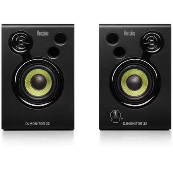 Hercules DJMonitor 32 4780885, 60-20000 Гц, 15 Вт, 60 Вт, 7,62 см, черный, MDF, 2 динамика (4780885)