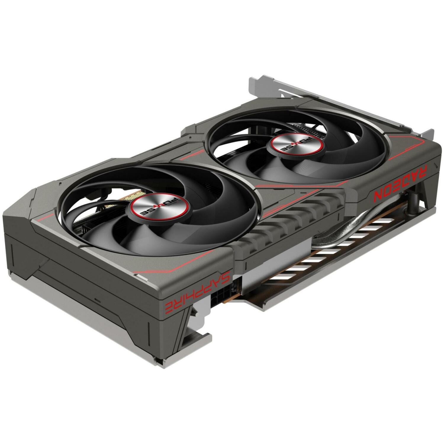 Sapphire Видеокарта 11350-05-20G 8GB GDDR6, 128 бит, 2048 потоковых процессора, 3130 МГц, 2 вентилятора, 7680 x 4320 (11350-05-20G)
