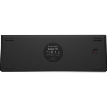 Genesis THOR 660 G2 игровая клавиатура, NKG-1916, 2.4GHz, Bluetooth, USB-C, 61 клавиша, RGB, линейный, черный (NKG-1916)